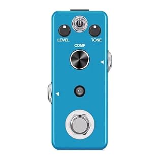 Compact and portable, this guitar effects pedal is designed specifically for guitarists. This electric guitar effects pedal delivers a refined, smooth, and mellow overdrive effect that enhances sustain. The true bypass design minimizes tone loss, whi...