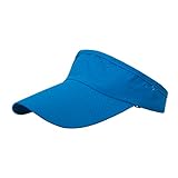 Gorro Lluvia Hombre Impermeable Gorro Dormir Mujer Hombre Deporte montañismo Transpirable Playa de béisbol Hip Hop Sombrero para Pañuelo Mujer Cabeza Bucket Hat Mujer Reversible (Blue, One Size)