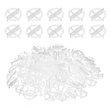 PATIKIL Separadores Baldosas Cruzados Extraíbles 1/32 Pulgada (1 Mm),Blanco