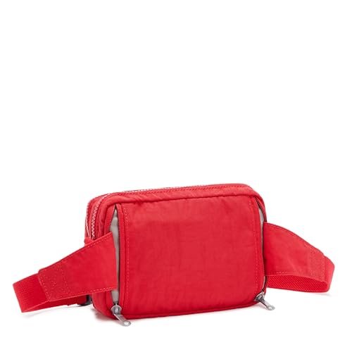 Image of Kipling Women's Abanu Medium Crossbody Bag, Lightweight, Adjustable Nylon Waist Pack with Multi-Compartment Zip Pockets