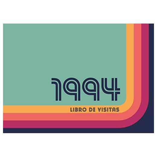1994 Libros de Visitas: Libro de visitas para fiestas de cumpleaños de estilo retro para que la familia y los amigos inserten saludos y mensajes | 100 páginas | Vol 2