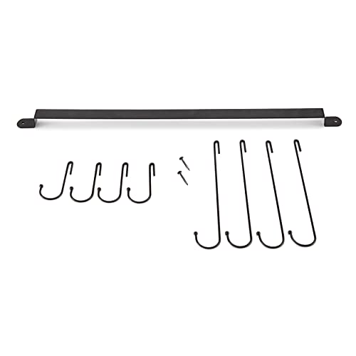 The Lakeside Collection Wall Mounted Coffee Mug Rack - Coffee Cup Holder for Countertop