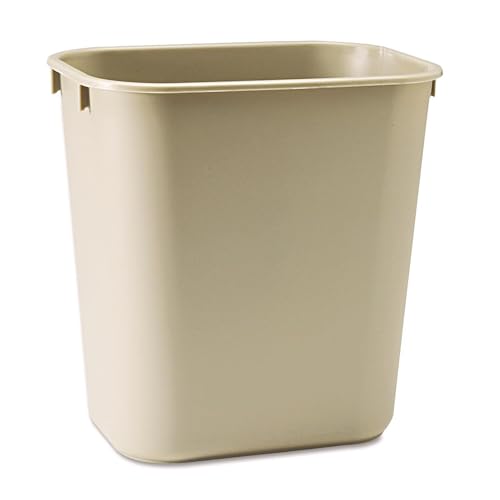 Caneca de basura rectangular Rubbermaid 6 pack 3.5 gal beige miniatura 2