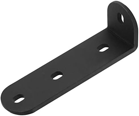 Amazon.com: 4 Pcs 7-1/2 Inches Black Length Slotted L Bracket, 4mm(8 ...