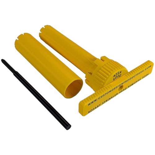 Sprinkler Head Removal Tool Compatible with Hunter PGP Rain Bird 42SA & 5000 Easy Mess-Free Lawn Sprinkler Repair Made in USA