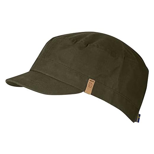 FJÄLLRÄVEN Singi Trekking Cap Hat, Unisex Adulto, Verde (Dark Olive), L