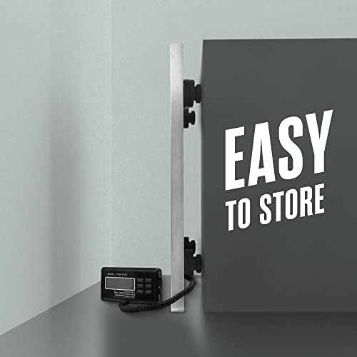 Industrial Scale, Platform Scale, Shipping Scale, Heavy Duty Scale, 400 LB, Shipping Scale For Packages, Large Scale, Postal Scale, Floor Scale, Digital Scale For Shipping, Package Weight Scale, 22x18