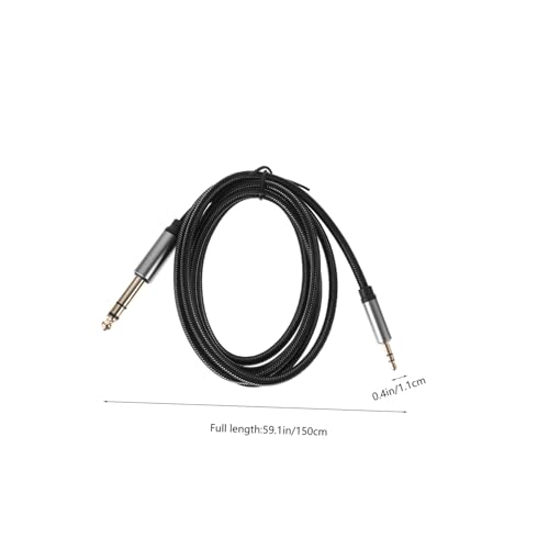 Cable de Audio Homoyoyo Jack 3.5mm a 6.35mm 1.5m miniatura 2