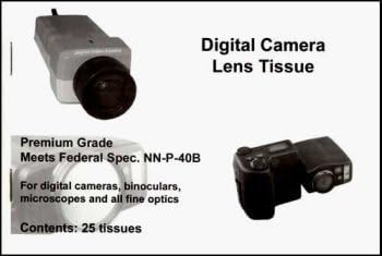 LCT-DI2 Digital Camera Lens Cleaning Tissues Twin Pack (50 Tissues)