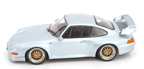 Modelo de auto Porsche 911 GT2 1996 a escala 1:18 miniatura 3