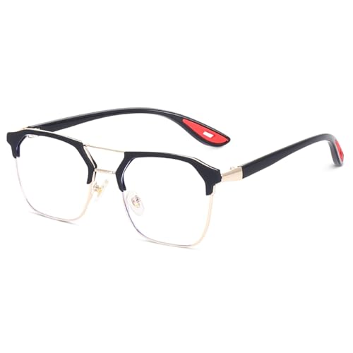 Image of Blue Light Filter Glasses Unisex Computer Eyewear for Men and Women Anti Glare Screen Protection Glasses for Laptop Mobile Gaming Work Reading Digital Eye Strain Relief Spectacles