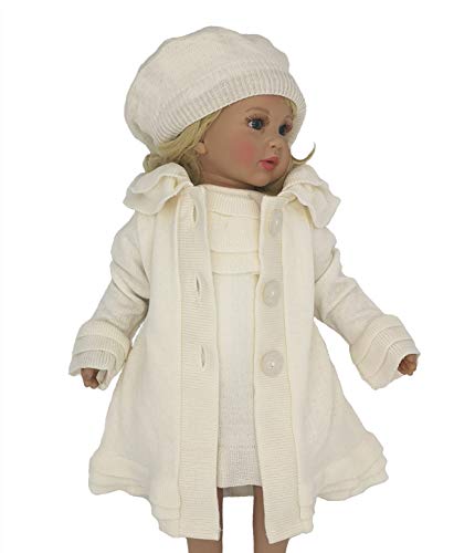 Taufkleid für Mädchen Baby für Zeremonie Kleid mit Mantel 3-teiliges Set Violett, Weiß 0-3 Monate Cover