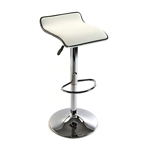 Versa 17920200 Taburete alto cocina Blanco Manchester...