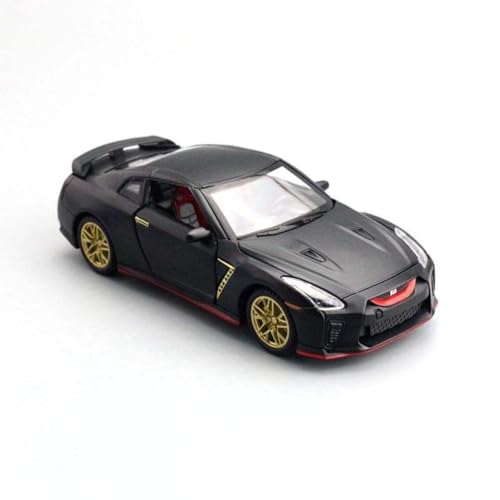 Image of Nissan GTR R35 Diecast Model Car - Premium Metal Toy Supercar with Pull Back Action, Opening Doors & Realistic Detailing | Scale Model Car [Color As Per Stock]
