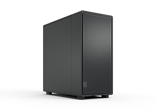 Image of Fractal Design Epoch XL Black Solid - High Airflow PC Gaming Case - Mesh Front Panel - Three Momentum 14 Fans Included - Spacious Interior - ATX /mATX /ITX and Reverse Connector Motherboard Support