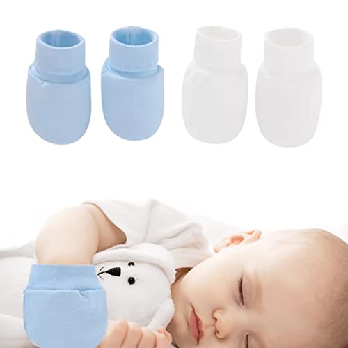 Baby Mittens Fäustlinge Baby Neugeboren,Superweiche Verstellbar Baby Anti Kratz Handschuhe, Baby Anti Kratzhandschuhe Kleinkind Schutz Fäustlinge Antikratzhandschuhe Cover