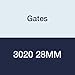 Gates 3020 28MM Taper-Lock Bushing, 28mm Bore, 2.0" Length, 3.0" Max Bore