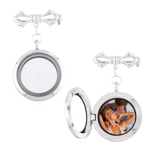 Breloque médaillon en laiton pour personnaliser un bouquet de mariée