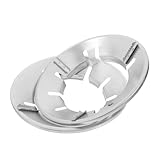 TOYANDONA 2 Piezas Soporte para Wok de Hierro Fundido Grueso Antirruido y Antiviento Anillos para Estufa de Gas Ahorro de Energía y Sujeción Estable