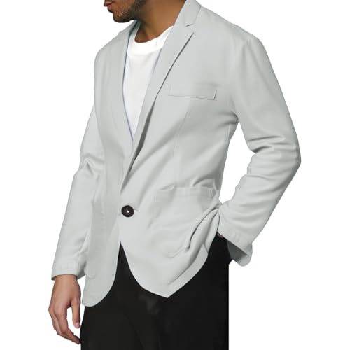 Mens Blazer Jacket 2 Spring and Autumn Middle Mens Trench Coat Long and Short Collar Coat Casual Turn Dad Suit 2392