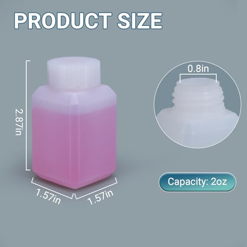 Umetass SSKJ-60 Plastic Container Lab Chemical Reagent Bottles 2Oz Liquid Solid Storage Bottles Sample Storage Container Sealing Bottle thumb #1