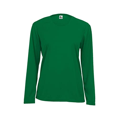 Badger Sports C2 L/S Ladies' Tee Kelly Green X-Large