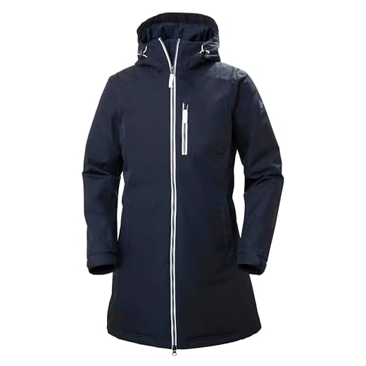 Helly Hansen Lungo Belfast 3-in-1 Removibile Isolato Impermeabile Giacca Invernale, Unisex – Adulto, Navy, L