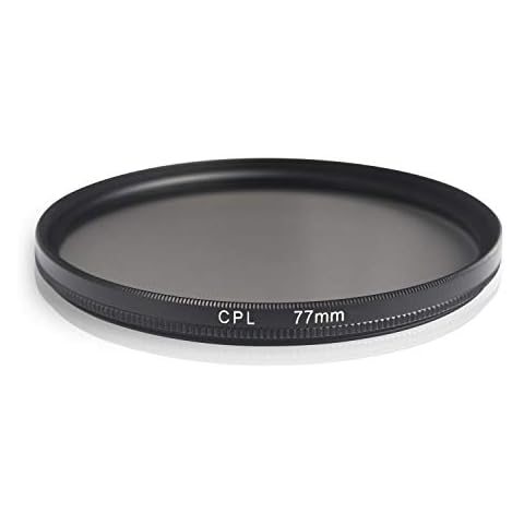 Ares Foto® 77mm Filtro de polarización Circular Cover