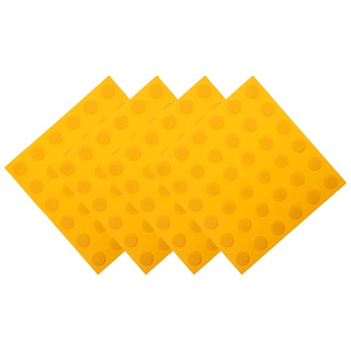 Brique d'avertissement tactile antidérapante en PVC dalles d'éveil de vigilance 4pcs