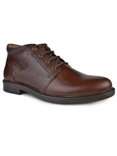 Image of Buckaroo HARKAN Full Grain Natural Leather Casual Boots for Men