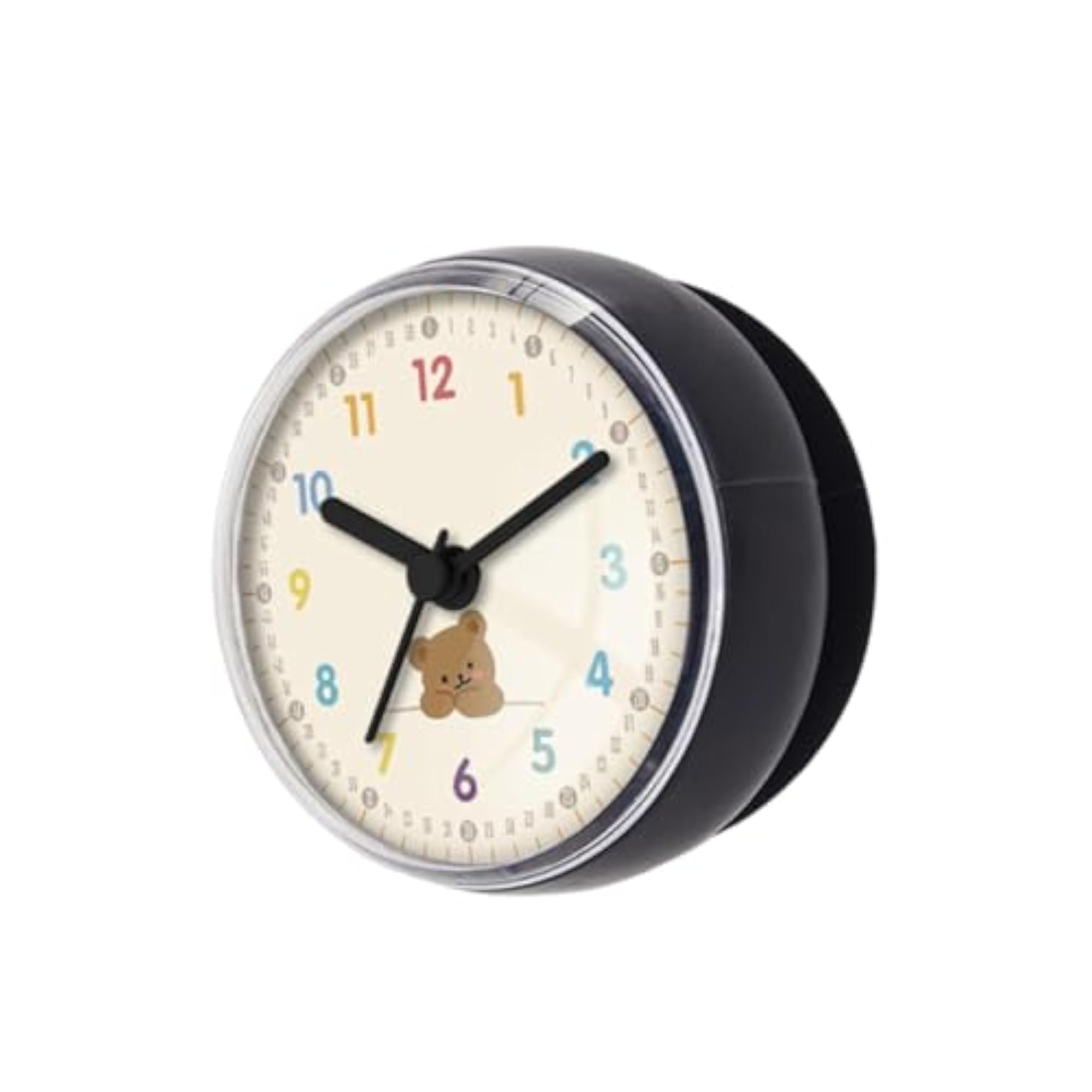 Shower Clock with Suction Cup, Compact Modern Design