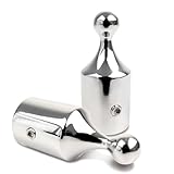 316 Stainless Steel Bimini Top Ball Cap, 2pcs 7/8 Inch Marine Hardware Fittings Bimini Top Parts for Boats