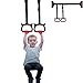 FREHOMEE Professional Gymnastic Rings,Both for Adults and Kids,Support 440lb,Home Fitness Equipment,Indoor and Outdoor Pull-up Bar for Stretching and Height Increase (Reddark-1.5m)