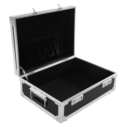 Attache Case with Lock, Aluminum Briefcase for Men or Women With Handle, Portable Locking Storage Totes for Precision Instruments & Valuable Equipment4