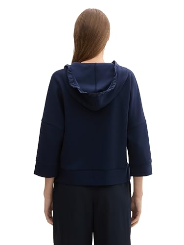 Sudadera Plussize Mujer TOM Tailor 1043759 cómoda con capucha en pack de 1 unidad 3