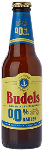 Budels, Cerveza Radler 0% Bio, 30 cl - Paquete de 4 x 6 unidades (Total 24 unidades) Cover