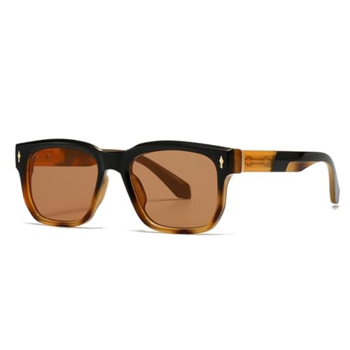 Lunettes de soleil rétro UV400 à verres dégradés pour une clarté visuelle
