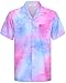 APTRO Hawaiian Shirt for Men Tropical Short Sleeve Button Down Aloha Beach Shirt Casual Summer Shirts #057 2X