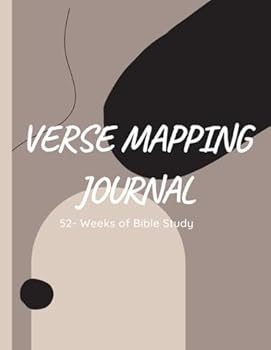 Paperback The James Method Verse Mapping Journal: A 52-week Bible Study Workbook Book