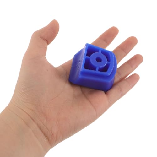 Bloque de freno de goma azul resistente abrasión para patines en línea de velocidad 4