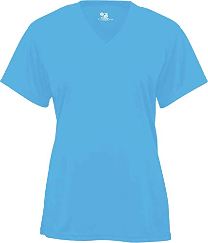 Badger Sports B-Core Ladies' V-Neck Tee Columbia Blue Small