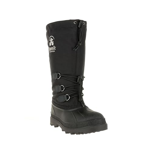Kamik CANUCK, Herren Schneestiefel, Schwarz (Black-Noir), 41 EU (8 UK)