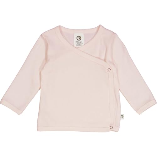 Organic Cotton Rib Cardigan with Cross Closure | Baby Sweater with Snap-Buttons, Machine Washable Baby Cardigan