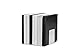 MAUL Buchstütze aus Aluminium (2er Pack) 10x8x10cm | Bücherhalter, Organizer für Kinder, Bücher, Büro, Regal | Bücherstütze im stilvollen Aluminium Design, möbelschonender Buchhalter | Silber