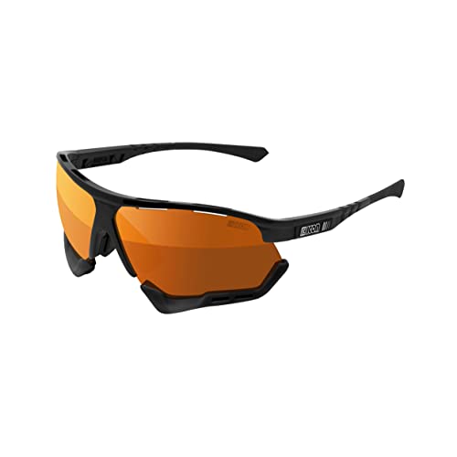 Scicon Gafas de sol deportivas unisex Aerocomfort SCN-PP deportivas (negro/plata)