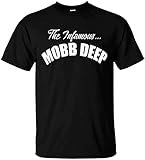 Mobb Deep Black Casual Crew Neck Top Men's T-Shirt