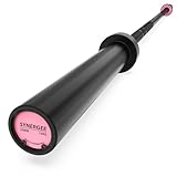 Synergee Regional Olympic 15kg Women’s Black Phosphate Barbell. Rated 1500lbs for Weightlifting, Powerlifting and Crossfit