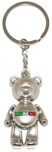 CityDreamShop Country of Mexico Teddy Bear Souvenir Keychain
