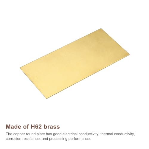 QUARKZMAN Messingplatten 100x50x1mm, Messingblech Streifen Messingfolie Blech, Messing Blechplatten Gold Messingstreifen für Industrie Elektrische Reparaturen Kunsthandwerk