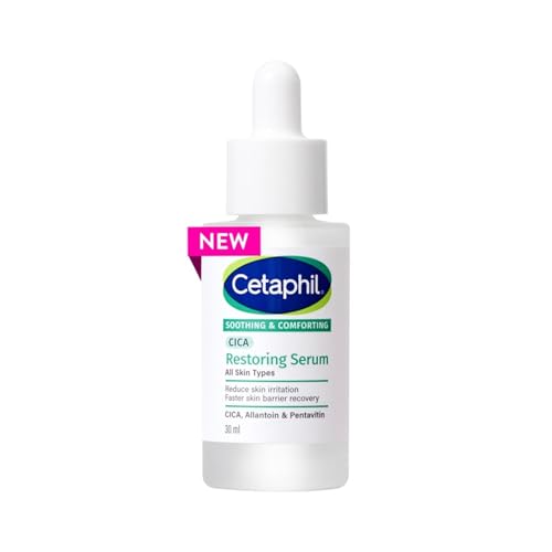 Image of Cetaphil CICA Restoring Serum 30ml | 75% Faster Skin Barrier Recovery in 3 Days | Soothes Sensitive Skin | Improves Tone & Dullness | Fragrance-Free & Hypoallergenic